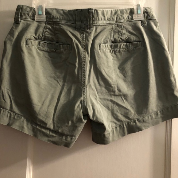 Olive colored Old Navy 5” shorts - Picture 2 of 3